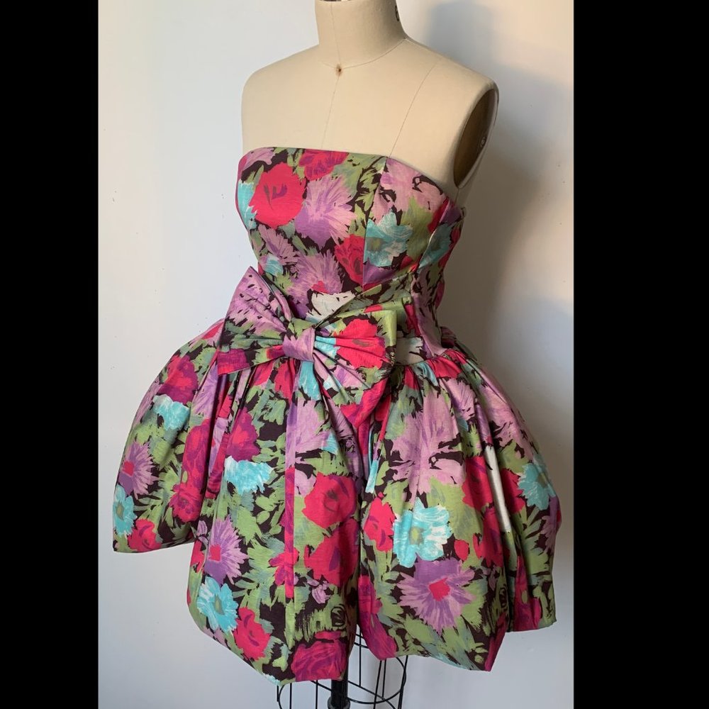 NWT Ronny Kobo Collection Bubble Hem Dress